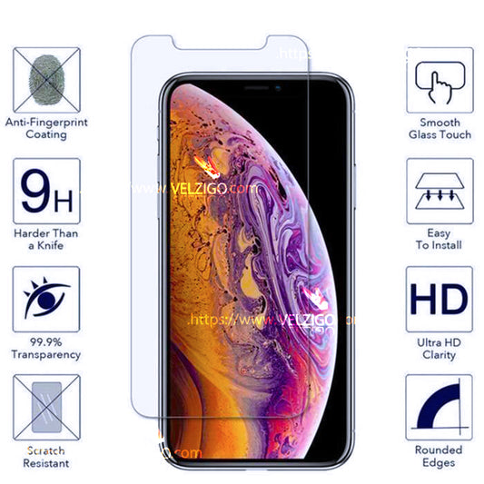 Film de protection smartphone anti-rayures pour Apple iPhone XR (2018) 6,1 pouces en verre trempé haute clarté et anti-traces
